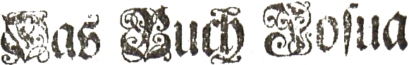 Das Buch Joſua