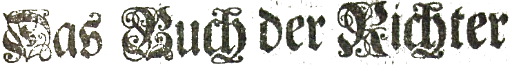 Das Buch der Richter
